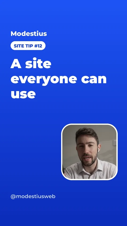 A site everyone can use